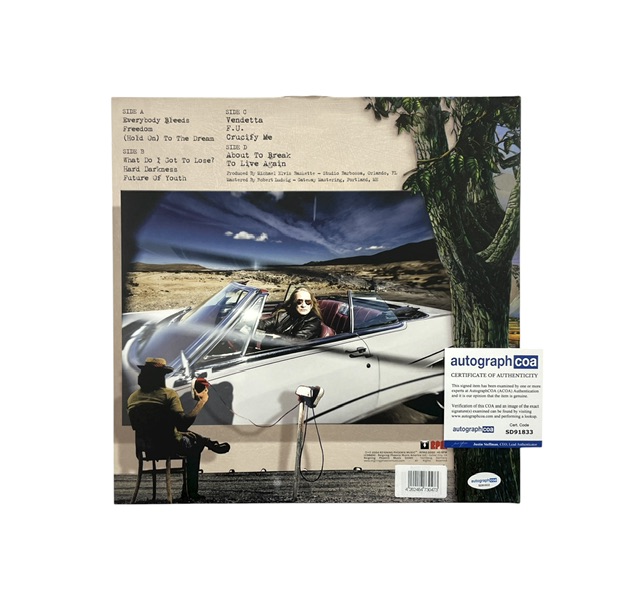 Sebastian Bach Signed Child Within The Man Indie Exclusive Blue Vinyl - Image 3