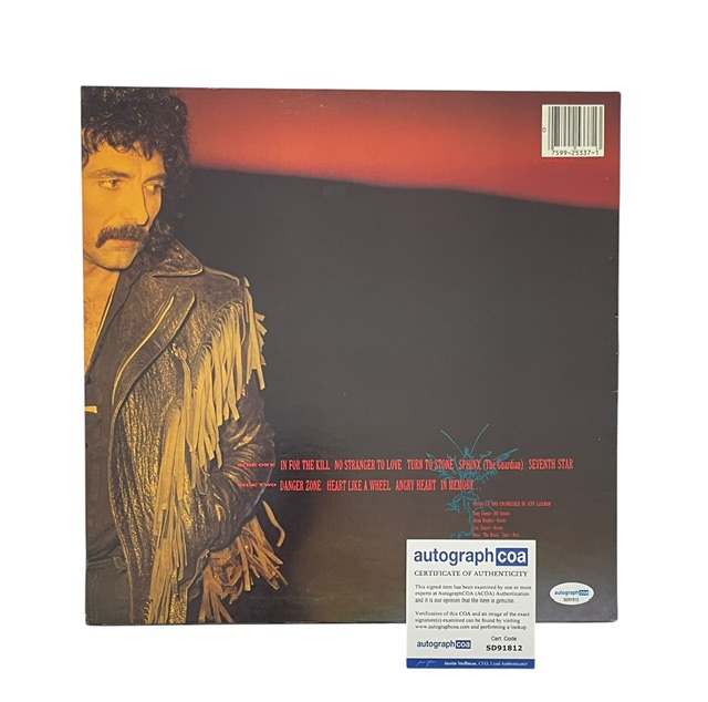 Black Sabbath Glenn Hughes Signed Seventh Star 1st Press Vinyl - Image 3