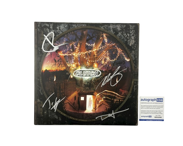 CLUTCH Autographed From Beale Street To Oblivion 1st Press Purple Vinyl - Image 2