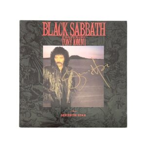 Black Sabbath Glenn Hughes Signed Seventh Star 1st Press Vinyl