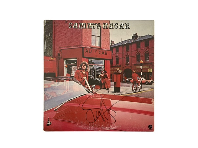 Sammy Hagar Autographed The Red Album Vinyl Record Van Halen ACOA