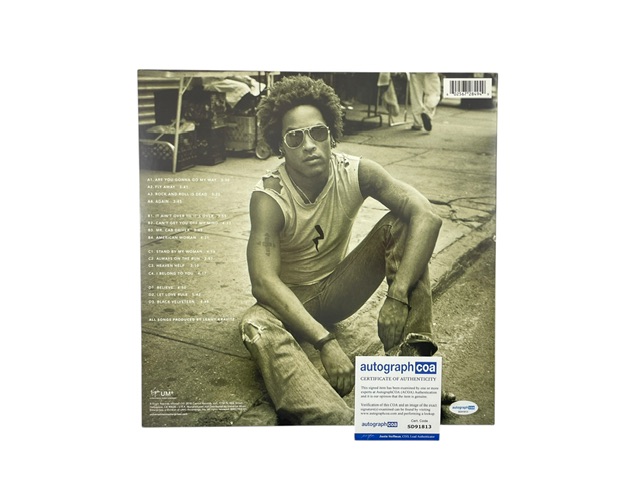 Lenny Kravitz Autographed Signed Greatest Hits Vinyl Record Album - Image 3