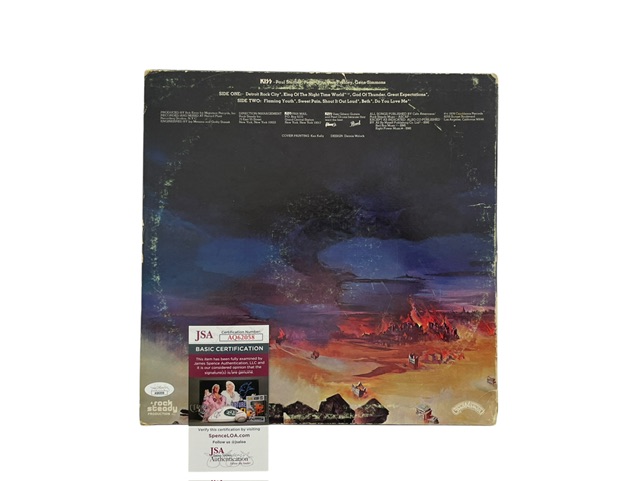 Kiss Signed Destroyer Vinyl Record Ace Frehley 🚀 - Image 2