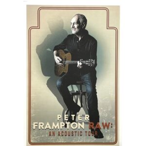 Peter Frampton Limited Edition Raw & Acoustic Tour Concert Poster