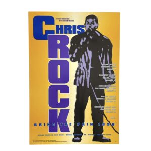 Chris Rock The Comedian Bring The Pain 1996 Tour Comedy Poster