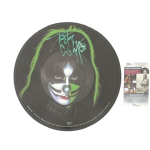 Peter Criss Signed Solo Album 12” Vinyl Picture Disc Record Kiss