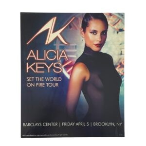 Alicia Keys Limited Edition Set The World On Fire Tour Poster