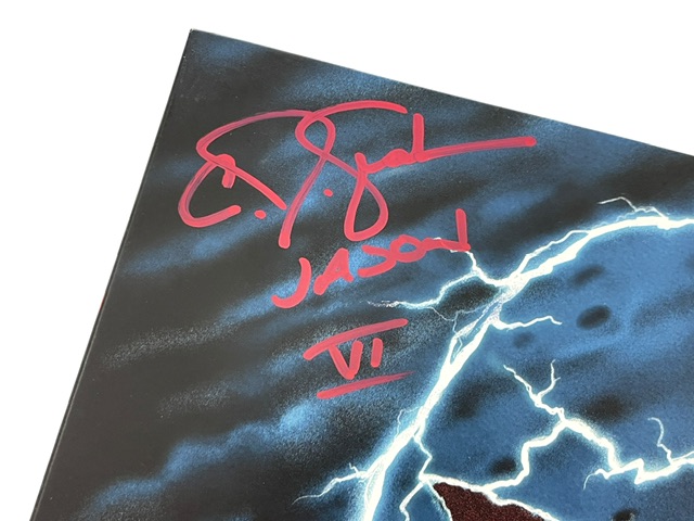 Friday The 13th Part VI: Jason Lives Signed Vinyl C.J. Graham - Image 3
