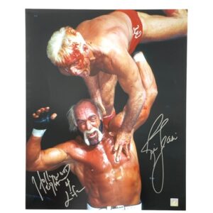 Hulk Hogan & Ric Flair Autographed Signed 16x20 Photo Wrestling