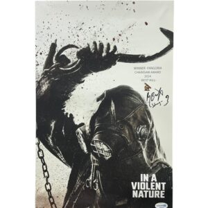 In A Violent Nature Signed 11x17 Horror Movie Poster Ry Barrett