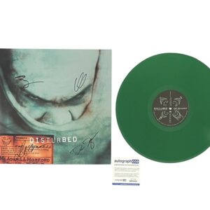 Disturbed Signed Down With The Sickness Limited Edition Green Vinyl