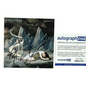 Halestorm Autographed Everest Photo Card Band Signed Lzzy Hale