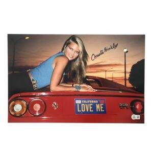 Christie Brinkley Signed National Lampoon’s Vacation 11x17 Ferrari Poster