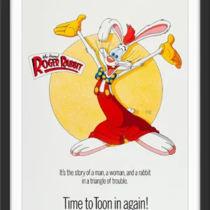 Gary K. Wolf Signed Preorder Who Framed Roger Rabbit Original Movie Poster