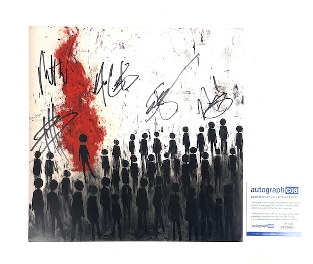 Three Days Grace Band Signed Limited Edition Alienation Poster