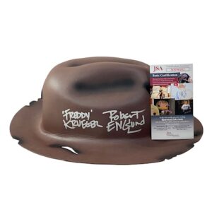 Nightmare on Elm Street Freddy Krueger Signed Fedora Hat Robert Englund