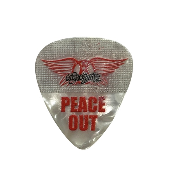 Joe Perry – Aerosmith Final Tour 2023 Tour Issued Guitar Pick