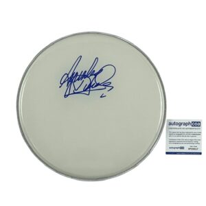 Aynsley Dunbar Signed 12” Drumhead Journey Whitesnake Frank Zappa