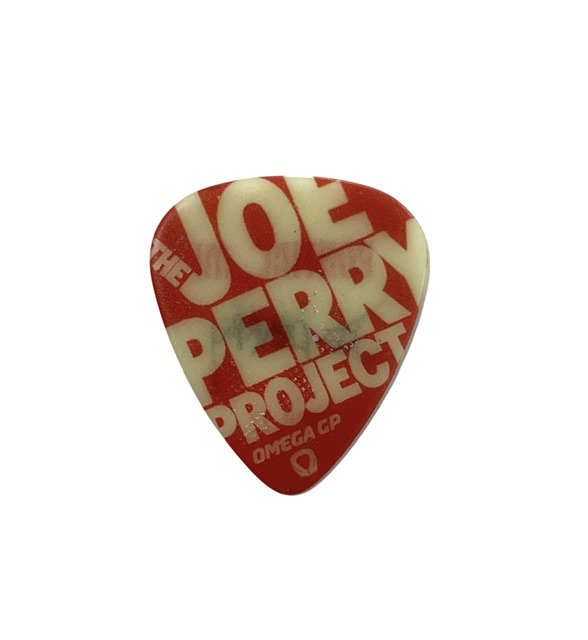Joe Perry of Aerosmith Solo Show Issued Guitar Pick Pontiac 2023 - Image 2