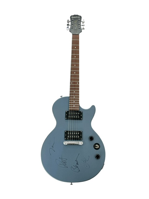 Weezer Rare Autographed Epiphone Guitar Rivers Cuomo ACOA - Image 5