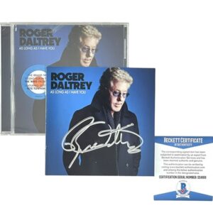 Roger Daltrey of The Who Signed Autographed CD As Long As I Have You