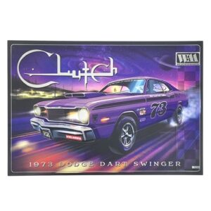 Clutch 1973 Dodge Dart Swinger Foil Print Limited Edition #99/300
