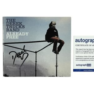 Derek Trucks Autographed Hand Signed Already Free CD - ACOA COA