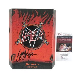 Slayer Kerry King Autographed Super 7 Ultimates 7” Minotaur Action Figure