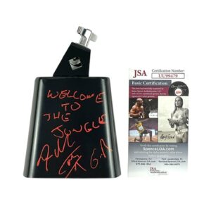 Steven Adler Signed Cowbell Welcome To The Jungle Inscription Guns N' Roses