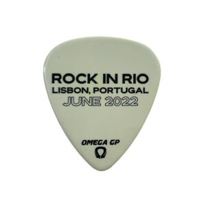 Duran Duran John Taylor Rock In Rio 2022 Tour Issued Guitar Pick