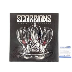 The Scorpions Signed Return to Forever Limited Edition Vinyl Album