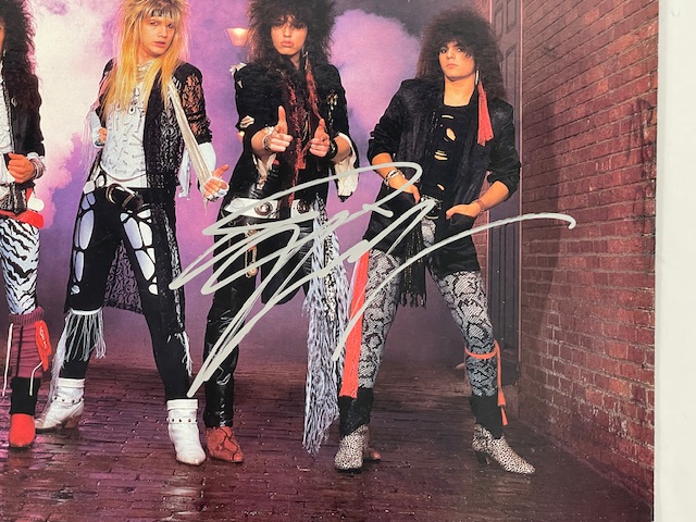 Cinderella Tom Keifer Autographed Night Songs Vinyl Album Record - Image 2