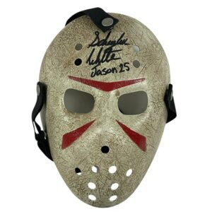 Jason Voorhees Signed Prop Mask Schuyler White Friday the 13th Sweet Revenge