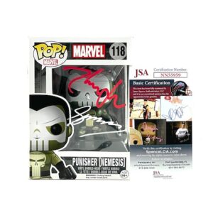 Punisher Signed Funko Pop 118 Comic Creator Gerry Conway Thomas Jane
