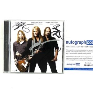 Sebastian Bach Band Signed Kicking & Screaming Solo CD Skid Row