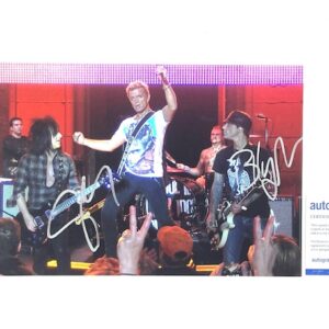 Steve Stevens Billy Morrison Autographed 8x12 Photo Billy Idol