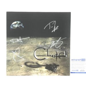 Clutch Band Signed Selftitled Album Reissue Vinyl Record ACOA COA
