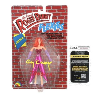 Who Framed Roger Rabbit Gary K. Wolf Signed Jessica LJN Flexies Action Figure