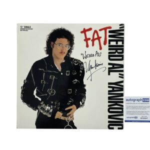 Weird Al Yankovic Signed Original Fat Promo 12” Vinyl Record ACOA