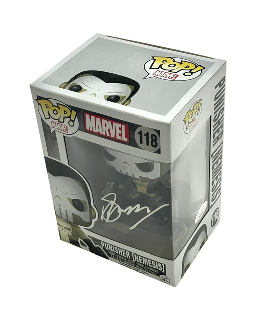 Punisher Signed Funko Pop by Comic Creator Gerry Conway Marvel - Image 2