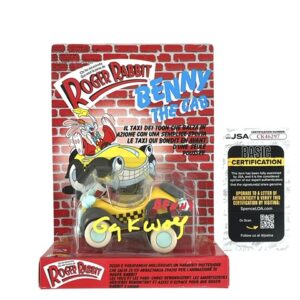 Who Framed Roger Rabbit Gary K. Wolf Signed Benny The Cab Action Figure