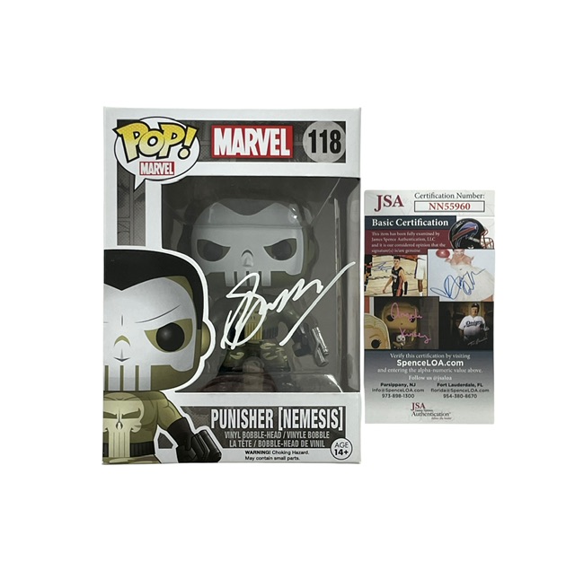 Punisher Signed Funko Pop by Comic Creator Gerry Conway Marvel