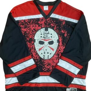 Schuyler White Signed Jason Universe Jersey Friday the 13th JSA