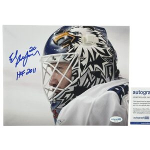 Ed Belfour Autographed 8x10 Photo Dallas Stars Hockey ACOA