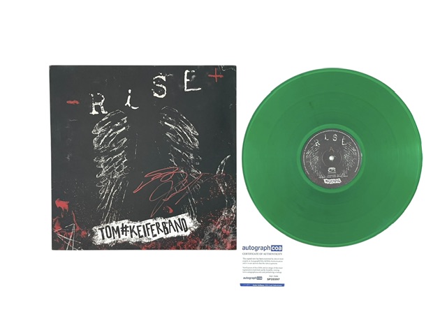 Tom Keifer Rise Signed Limited Edition Green Vinyl Cinderella