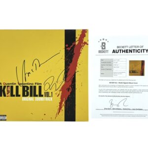Kill Bill Vol. 1 Quentin Tarantino Uma Thurman Signed Movie Soundtrack