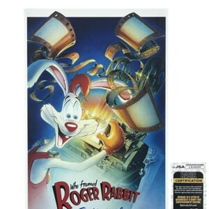 Who Framed Roger Rabbit Gary K. Wolf Signed Movie Poster Print