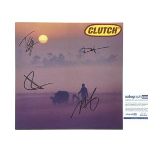 Clutch Band Signed Passive Restraints Reissue EP Vinyl Record COA