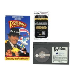 Who Framed Roger Rabbit Signed Vintage Beta BetaMax Tape – Gary K. Wolf