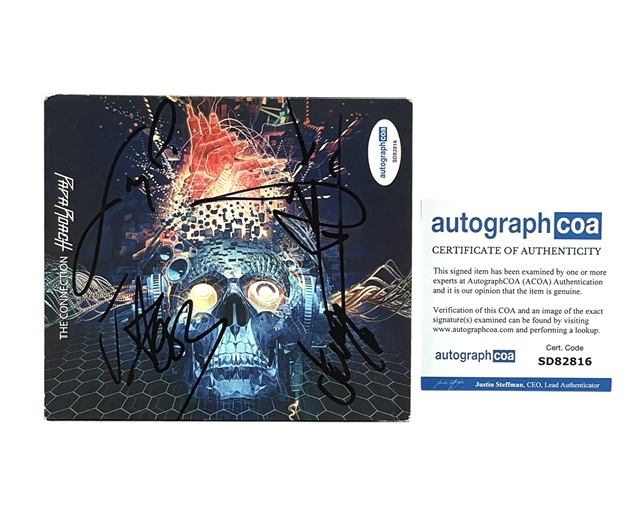 Papa Roach Band Signed The Connection Deluxe Edition CD + DVD